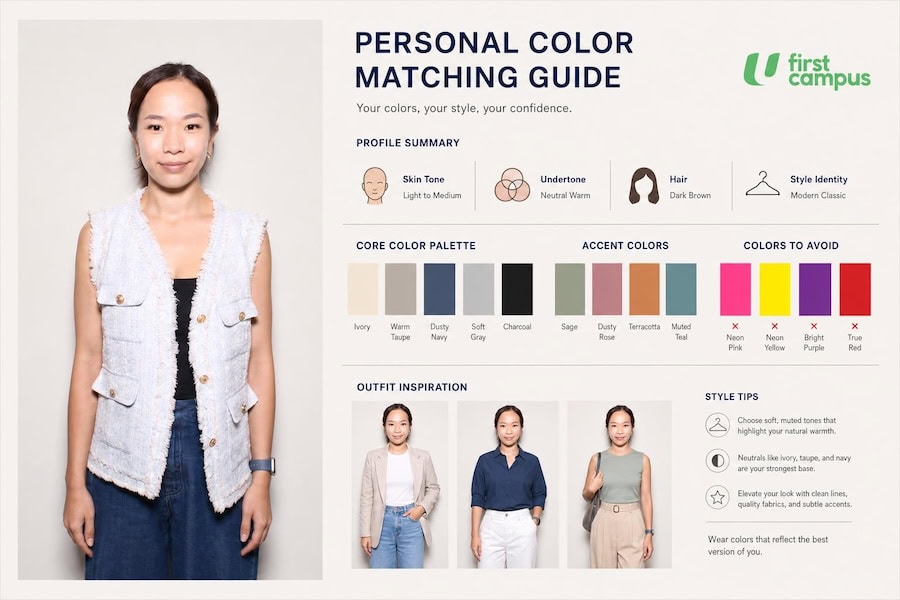 Color Analysis AI Photo Booth Singapore