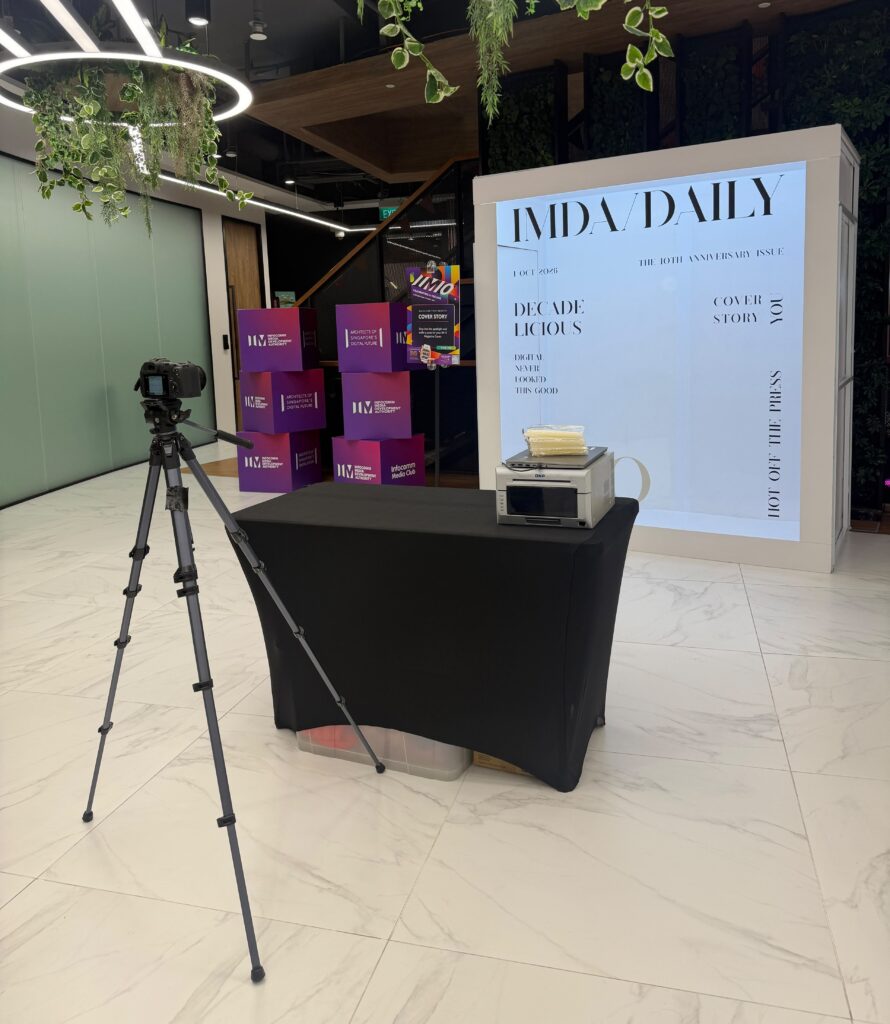 Magazine Photo Booth Singapore